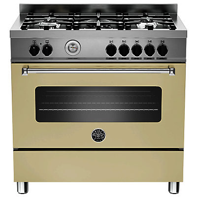 Bertazzoni MAS905MFES Dual Fuel Single Range Cooker Cream Bertazzoni MAS905MFES Dual Fuel Single Range Cooker Cream